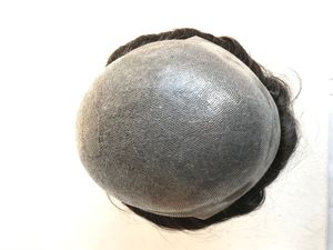 Parrucchino da uomo in <span class=keywords><strong>capelli</strong></span> indiani Remy lisci, con <span class=keywords><strong>base</strong></span> in pizzo e PU, lunghezza <span class=keywords><strong>6</strong></span> pollici, densità 100%-130%, contorno CC - Ingrosso Qingdao Modern - Product Image 5