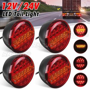 ไฟท้ายรถบรรทุกทรงกลม 25 LED 12V 24V ใช้ได้กับรถบรรทุก รถพ่วง รถคาราวาน รถแทรกเตอร์ รถยนต์ พร้อมไฟเบรก ไฟเลี้ยว และไฟท้าย - Product Image 1