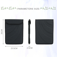 Sac de rangement pour documents de voyage et de bureau en feutre, personnalisable avec logo, vente chaude