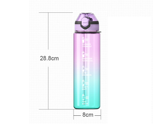 Large-capacity Transparent Plastic <b>Straw</b> Water <b>Cup</b>, Portable Sports Water Bottle for Summer, Shockproof - Product Image 6
