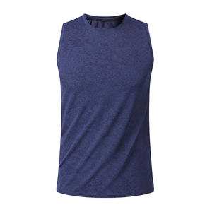 Camiseta sin Mangas para Hombre, Estilo Urbano, Informal y Cómoda, de Secado Rápido, Transpirable, de Algodón, para Deportes, Fabricada por OEM - Product Image 5