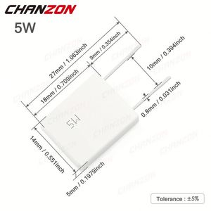 10 pièces 5W 5% ciment résistances bobinées 0.1 0.15 0.22 0.25 0.33 0.5 Ohm R 5Watt Non inductif fil fixe enroulé résistance céramique - Product Image 3