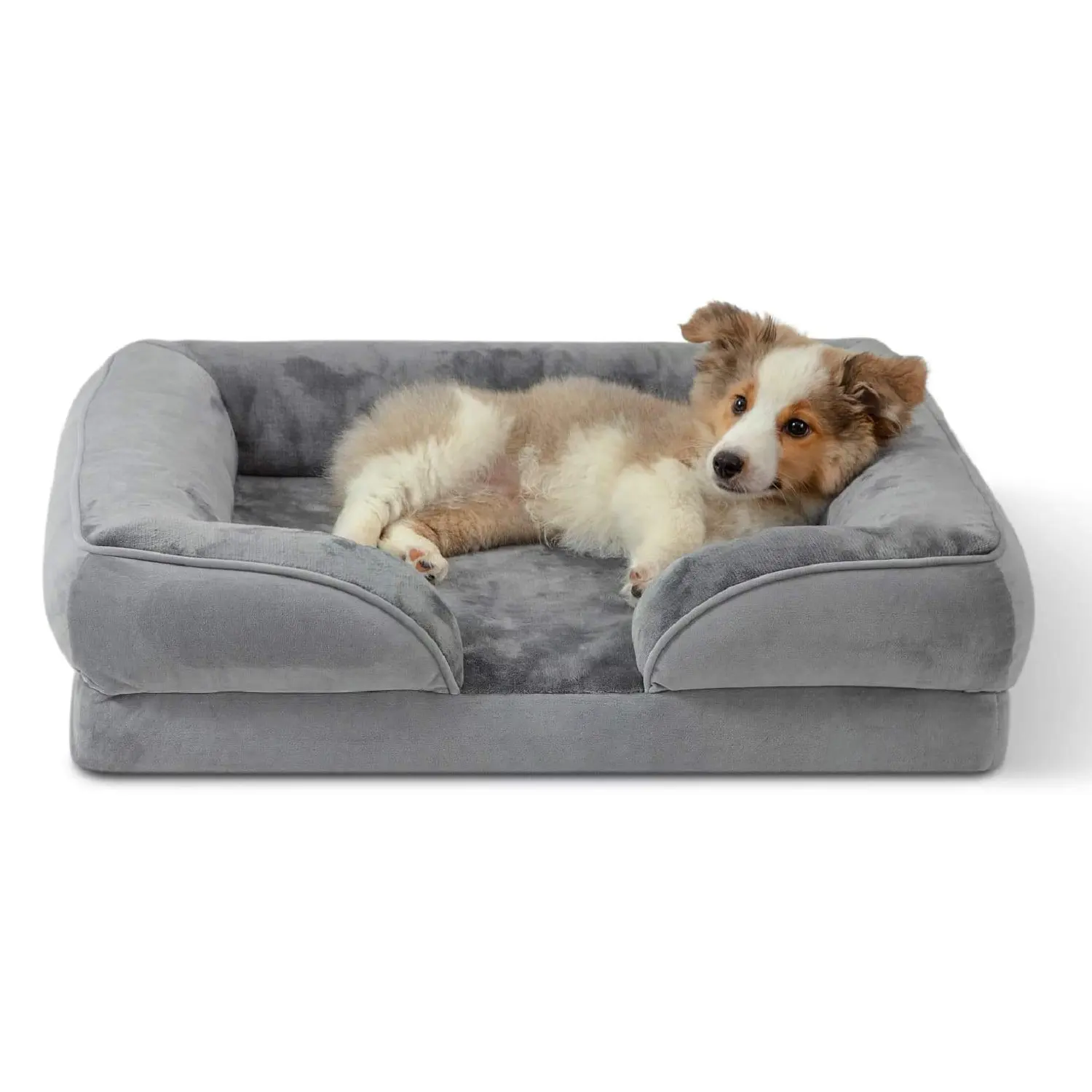 Fondo antiscivolo solido letto per animali di lusso per animali domestici divano da salotto ortopedico Memory Foam lettino per cani