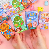 Vente en gros TPR Boîte cadeau de jouet à presser animal doux et mignon pour enfants Mochi Soulagement du stress Kawaii Squeeze Toys Boîte aveugle