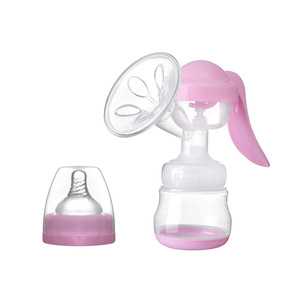<b>Manual</b> Breast <b>Pump</b> Large Gourd Shaped Bpa Free Pink White Yellow Blue Purple Violet Polypropylene PP For Pregnant Postpartum - Product Image 5
