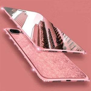 เคสโทรศัพท์ TPU กากเพชรเหลวหรูหราสำหรับ iPhone XS MAX XR x PLUS 8 7 6 - Product Image 4