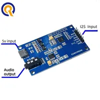 ES9039Q2M I2S Digitaler Audio-Eingang DAC-Dekodierungsboard 3,5mm Audio-Ausgangsmodul USB 5V
