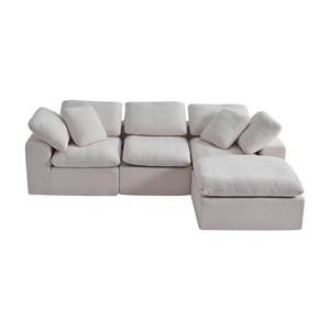 Colección Modern Contemporary Modular Sectional con alta densidad de espuma, sofá comprimido para sala de estar, apartamento, Oficina - Product Image 2
