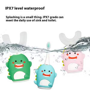 Ultrasonic Automatic Electric Toothbrush <b>Teeth</b> <b>Whitening</b> 360-Degree Oral Cleaning Adult U-Shaped Soft IPX7 Waterproof - Product Image 3