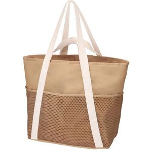 Bolsa de Playa Personalizada, Grande, Impermeable, Plegable, para Mujer, con Bolsillos de Malla con Cremallera, para Piscina, Natación, Viajes, Uso Diario - Product Image 1