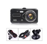 Nouvelle tendance caméra DVR de voiture personnalisée 4 pouces HD 1080P voiture avant et arrière Version nuit caméra de tableau de bord avec Mode nuit voiture boîte noire