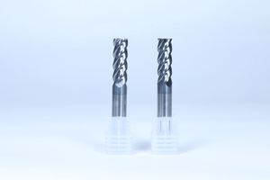 Fresa de 4 cuchillas de fábrica profesional, 65 grados, 65HRC, de acero inoxidable con recubrimiento de estaño nano negro para procesamiento de metales, ODM OEM - Product Image 6