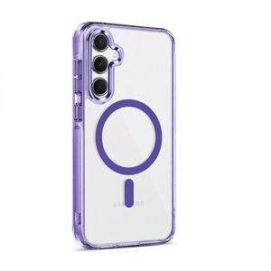 Funda Magnética Transparente para Teléfono, Color Hielo, para Samsung A56 A57 A37, Alta Transparencia, Protección Anticaídas - Product Image 1