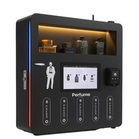 Máquina Expendedora de Perfume con Fragancia de Colonia, LED, Montada en la Pared, Automática, con Pantalla Táctil, Pago por Código QR, Wi-Fi, SDK, BMF