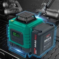 Niveau laser rotatif à faisceau vert de qualité industrielle, auto-nivelant, 360 degrés horizontal et vertical, 8, 12 ou 16 lignes, best-seller