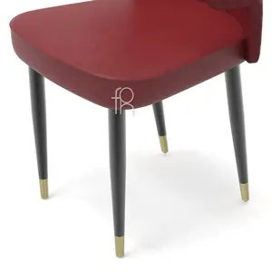 रेस्तरां फर्नीचर कॉफी शॉप के लिए धातु पैर के साथ अनुकूलित आधुनिक इनडोर डिजाइन पेशेवर निर्माता रेस्तरां कुर्सियाँ