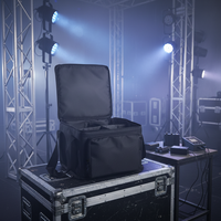 Bolsa de Transporte 4 en 1 para Luces LED RGBW de Aluminio y Plástico, Iluminación de Escenario, 6 Piezas de 18W, WiFi Inalámbrico, IP33, DMX512