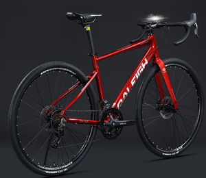 Bicicleta de Estrada Lanling 700C com Quadro Rígido de Alumínio, 24 Velocidades, Freio a Disco, Aerodinâmica para Competição e Ciclismo Urbano - Product Image 5
