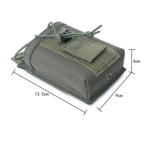 Pochette de rangement modulaire pour radio en Oxford haute densité 1000D, avec fermeture à cordon, sac de transport tout temps pour la randonnée en extérieur et la nature sauvage - Product Image 4