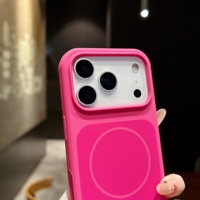 Coque en silicone liquide couleur bonbon souple en TPU pour iPhone Air 17 16 15 14 13 Pro Max, compatible charge sans fil, magnétique, antichoc, finition mate