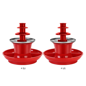 <span class=keywords><strong>Fontaine</strong></span> électrique à fondue au <span class=keywords><strong>chocolat</strong></span> 3 couches DIY fait à la main avec fruits/noix/friandises Plateau de service 35W pour mariages fêtes d'<span class=keywords><strong>anniversaire</strong></span> - Product Image 4