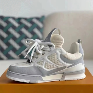 Nuova Tendenza Moda: Scarpe da Tennis Chunky con Motivo Leopardato, Chiusura con Lacci, Tomaia in Rete e Dettagli in Pelle di Serpente per Uomo e Donna, Adatte a Tutte le Stagioni - Product Image 2