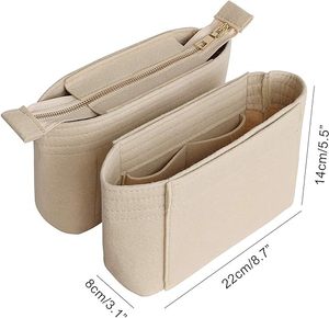 Bolsa de almacenamiento de cosméticos de moda nuevo diseño multifuncional duradero forro de fieltro tridimensional cierre abierto - Product Image 5