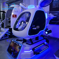 Nuevo Simulador de Helicóptero de Realidad Virtual 9D, Máquina de Cine VR, Juegos de Vuelo, Cabina de Control de Dirección Autónoma para Avión, en Venta