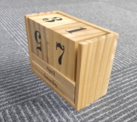Supports en bois de style navigation pour magasins de détail, événements de mariage/Noël, menu en bois massif écologique laqué