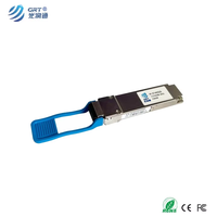 Modul optik serat Transceiver konektor LR, Mode tunggal 1310nm 10km QSFP + LR