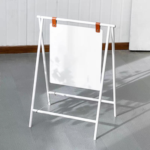 Sinal feito sob encomenda do A-Frame para o negócio ou os eventos do casamento Metal moderno Menu Board Exterior Sandwich <span class=keywords><strong>Display</strong></span> Sign Sinal do passeio - Product Image 4