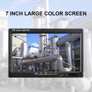 Tige de poussée pour tête de caméra 17 mm, câble étanche 20 m pour vision nocturne DVR et carte SD, moniteur LCD TFT 7 pouces, OEM/ODM, utilisé pour l'inspection de forages - Product Image 2