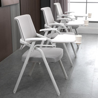 Chaise de formation pliable empilable compacte avec tablette d'écriture pour événements, conférences et salles de réunion – Mobilier de bureau