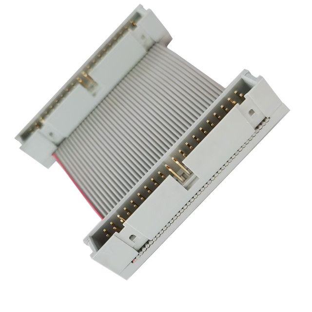 40Pin Male-to-Male Press-Type Cable 40P Puncture-Type IDE Hard Drive Cable for Consumer Electronics