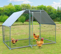 Poulailler multifonctionnel en acier galvanisé 10x6FT avec poulailler pour élevage de poulets, neuf