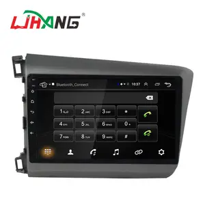 LJHANG Pemutar Dvd Mobil Android 111 Navigasi Gps untuk Sistem Multimedia Radio Honda CIVIC 2012 Audio Video Stereo