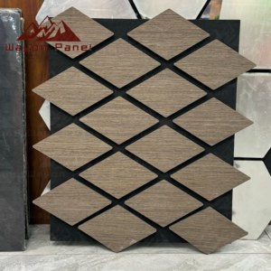 Panel Acústico Flexible de Madera Wayon, Revestimiento de Pared Insonorizante con Superficie Curva, Rollo de Tablero de MDF con Chapa de Madera para Envolver Columnas - Product Image 2