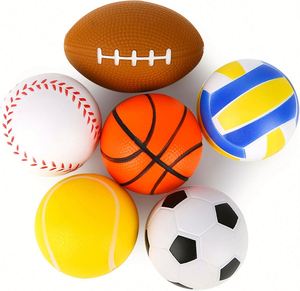 Hot Sale Sports Ball <b>Pack</b> Promotional Rugby Tennis Football Anti-stress Ball Toys - Product Image 5