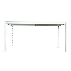 Vente en gros de gazebo de balcon personnalisé noir blanc cadre en alliage d'aluminium toit à persiennes réglable <span class=keywords><strong>piscine</strong></span> écologique coupe-vent étanche à la neige - Product Image 6