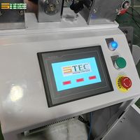 STEC-máquina de corte y punzonado de tela Vertical, automática