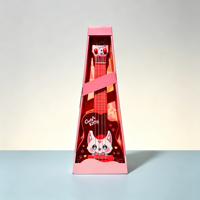 Boîte d'emballage de vente au détail pour jouets avec fenêtre découpée sur mesure, boîte cadeau en carton imprimée en couleur, boîte en papier transparente avec logo personnalisé