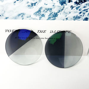 IDEAL <span class=keywords><strong>RX</strong></span>フォトクロマチック二焦点レンズカスタムラウンドトップ二焦点眼鏡レンズフラットトップフォトクロミックレンズ - Product Image 2