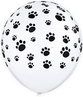 Ballons à pattes de Offre Spéciale Ballon en latex avec empreinte de pattes pour chiots de 12 pouces