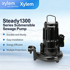 Pompe submersible universelle Xylem Steady1305 pour eaux usées et pluie, avec moteur en fonte et automatisation - Product Image 2