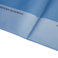 Fournitures de bureau, organiseur de documents personnalisé format A4, classeur extensible à double poche