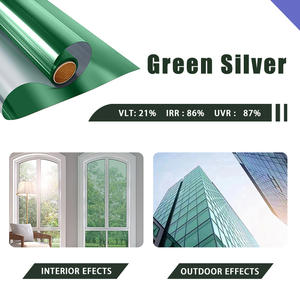 2025ฉนวนกันความร้อนย้อมสีติดเองฟิล์มติดหน้าต่างสีทองติดง่ายดีไซน์ใหม่สำหรับหน้าต่างอาคาร - Product Image 4