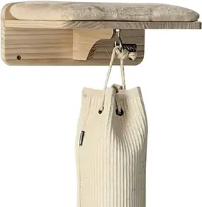 Cat Sack Wall Scratching Post Climbing Bag 130 cm Sisal with Wall Bracket and Cushion Target species Cat Product