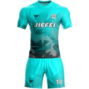 JFR individueller Druck Fußballtrikots Shorts Shirts atmungsaktive Uniformen Fußball gestrickt Fußballtrikot Sport für M Großhandel Herren - Product Image 2