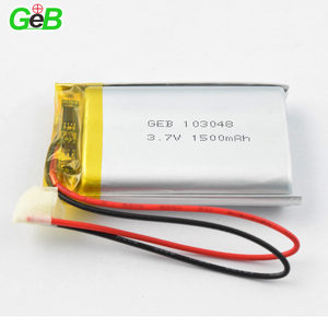 Hot Sale 103048 <span class=keywords><strong>3</strong></span>,7 v lipo 1500 mah battery for GPS Tracker product - Product Image 3