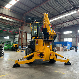 Многофункциональный новый мини-экскаватор-погрузчик 4x4 с дизельным двигателем, подшипниками и мотором, высокая эффективность - Product Image 1